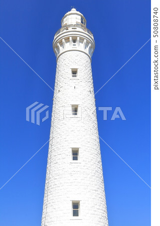 [Shimane Prefecture] Izumo sun Gyoza lighthouse under fine weather 50808740