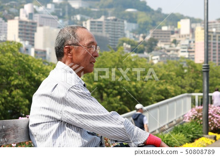 Senior man traveling Senior man traveling 50808789