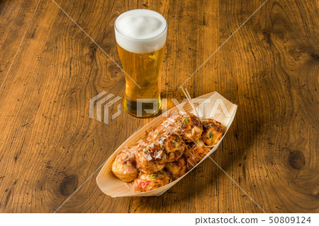 Takoyaki octopus dough balls Takoyaki japanese food 50809124