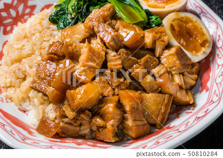 蟹肉米飯Rurohan台灣菜剁碎的豬肉飯 50810284