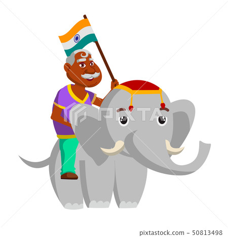 Indian Old Man Vector. Elderly People. Senior Person. Isolated Cartoon Illustration Indian Old Man Vector. Elderly People. Senior Person. Isolated Cartoon Illustration 50813498