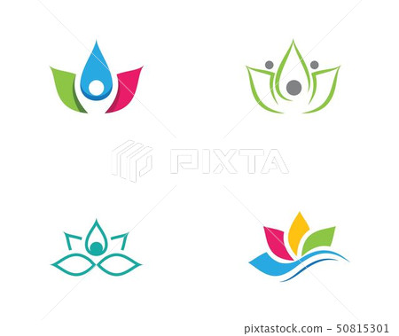 beauty lotus flower vector icon 50815301
