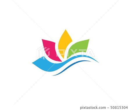 beauty lotus flower vector icon 50815304