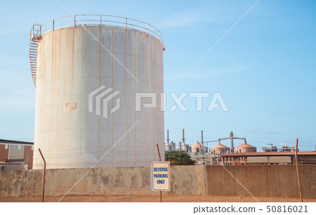 Chemical tank in Alumina factory in Australia. 50816021