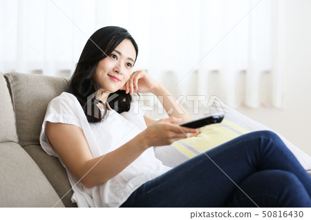 A relaxing young lady A relaxing young lady 50816430