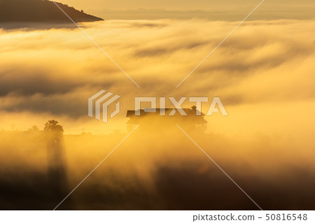 Beautiful Sunrise and the mist at thailand Beautiful Sunrise and the mist at thailand 50816548
