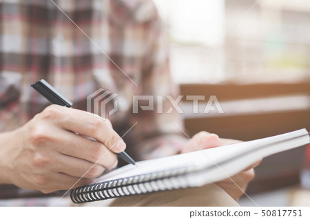 close up hand young man are sitting   50817751