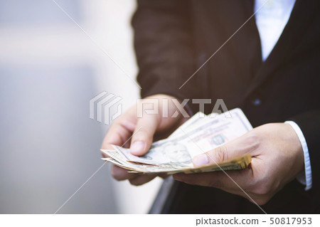 close up young man sitting hand hold Count  50817953