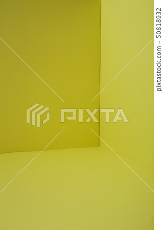 Empty corner yellow room with light from window Empty corner yellow room with light from window 50818932