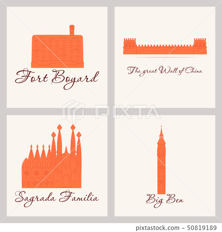 famous place and monument around the world. famous place and monument around the world. 50819189