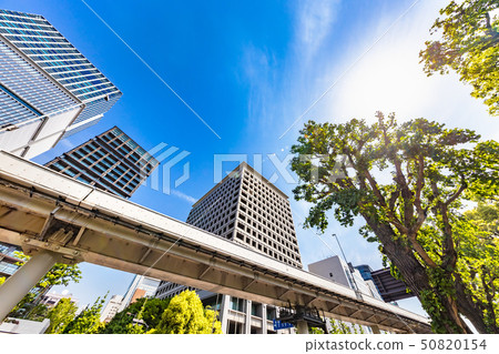 Fresh green and building groups 50820154