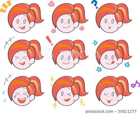 女人的面部表情集 50821277