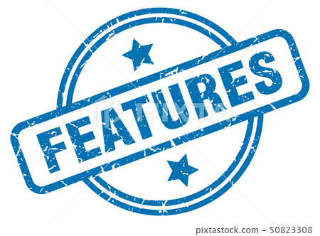 features grunge stamp features grunge stamp 50823308