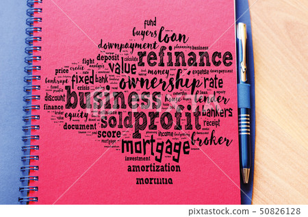 Profit word cloud collage 50826128