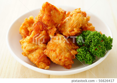 Deep fried chicken breast with salt Deep fried chicken breast with salt 50826417
