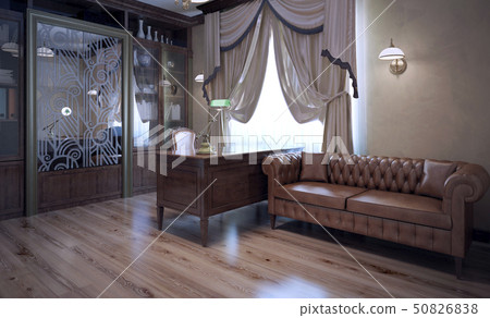 Boss office in modern style Boss office in modern style 50826838
