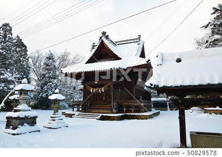 Hie Shrine in winter (Niigata Prefecture) Hie Shrine in winter (Niigata Prefecture) 50829578