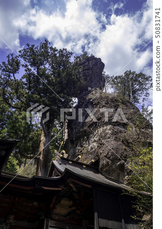 Gunma Prefecture Takasaki-shi Kuwana-cho Kuwana Shrine Head Office and Oshoiwa Gunma Prefecture Takasaki-shi Kuwana-cho Kuwana Shrine Head Office and Oshoiwa 50831741