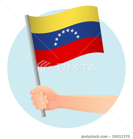 venezuela flag in hand 50832370