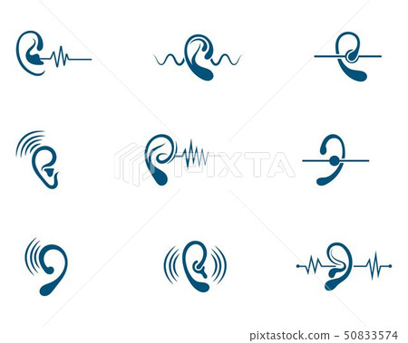 Hearing Logo Template vector icon Hearing Logo Template vector icon 50833574
