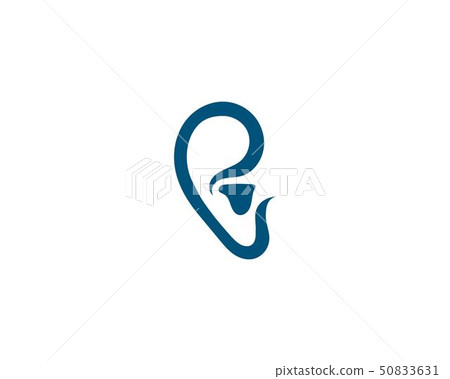 Hearing Logo Template vector icon 50833631
