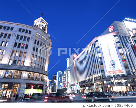 銀座4丁目十字路口 50834469