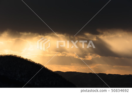 Japan / Hokkaido Toyako, winter scenery 50834692