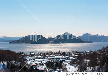 日本/北海道洞爺湖,冬天的景色 日本/北海道洞爺湖,冬天的景色 50834728