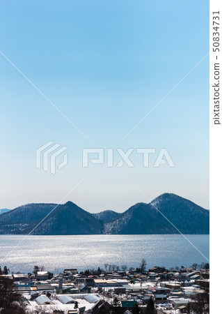 日本/北海道洞爺湖,冬天的景色 日本/北海道洞爺湖,冬天的景色 50834731