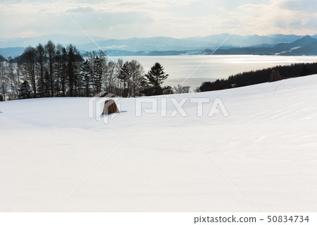 日本/北海道洞爺湖,冬天的景色 日本/北海道洞爺湖,冬天的景色 50834734