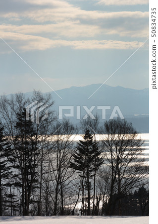 日本/北海道洞爺湖,冬天的景色 日本/北海道洞爺湖,冬天的景色 50834735
