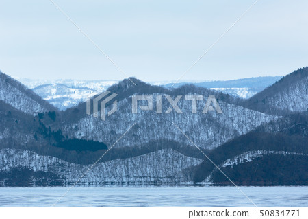 日本/北海道洞爺湖,冬天的景色 日本/北海道洞爺湖,冬天的景色 50834771