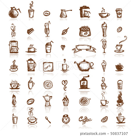 Design elements for coffee company Design elements for coffee company 50837107
