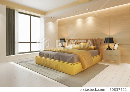 luxury yellow bedroom suite in minimal hotel luxury yellow bedroom suite in minimal hotel 50837521