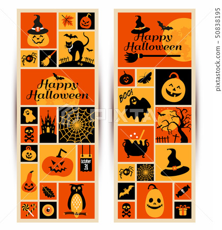 Happy halloween banner. Happy halloween banner. 50838195