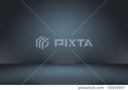 Abstract luxury blur dark grey and black gradient, used as background studio wall for display your 50839007