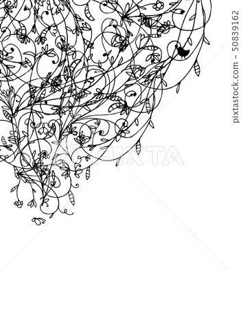 Floral background for your design 50839162