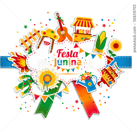 Festa Junina village festival in Latin America. 50839705