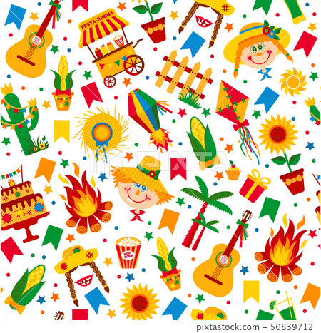 Festa Junina village festival in Latin America. 50839712