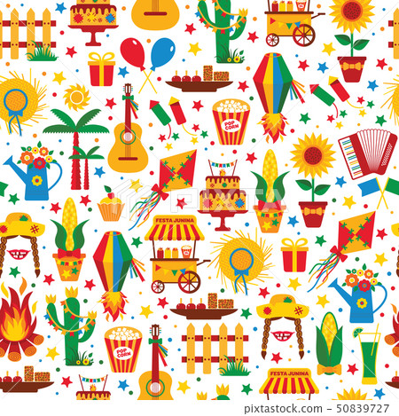 Festa Junina village festival in Latin America. 50839727