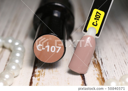 Painted nail tips in different colors. Manicure Painted nail tips in different colors. Manicure 50840371