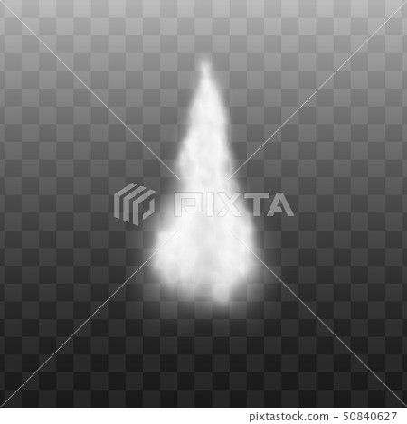 Jet airplane smoke trail texture, white rocket vapor cloud effect isolated on transparent background 50840627