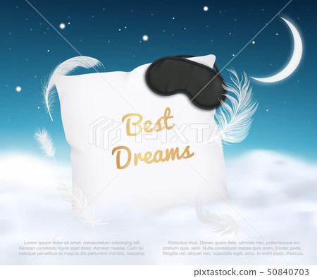 Vector 3d Realistic Different Falling White Fluffy Twirled Feather Set Closeup Isolated on 50840703