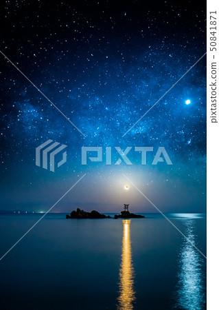 Night sky of the Natasha coast 50841871
