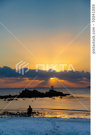 The dawn over the Natasha coast 50841889