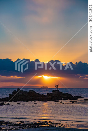 The dawn over the Natasha coast 50841891