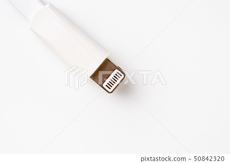 Connector lightning on a white background. This is Connector lightning on a white background. This is 50842320