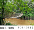 Bridge over Tat Pha Ngam Waterfall, Pakse, Laos 50842635