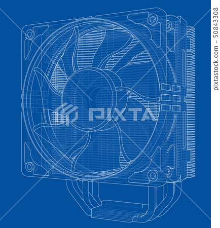 Cpu Coller Concept. Vector - Stock Illustration [50843308] - PIXTA