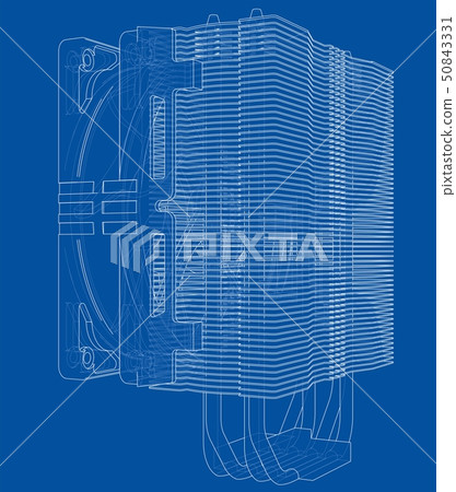 Cpu Coller Concept. Vector - Stock Illustration [50843331] - PIXTA
